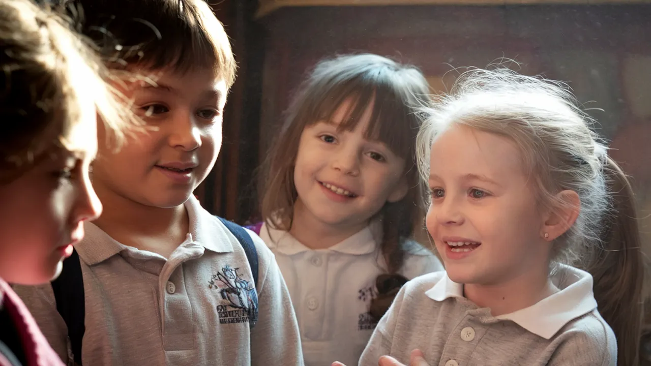 Students laughing and fostering friendships together